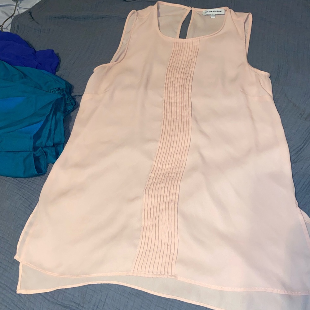 Maurices Peach Sleeveless Blouse